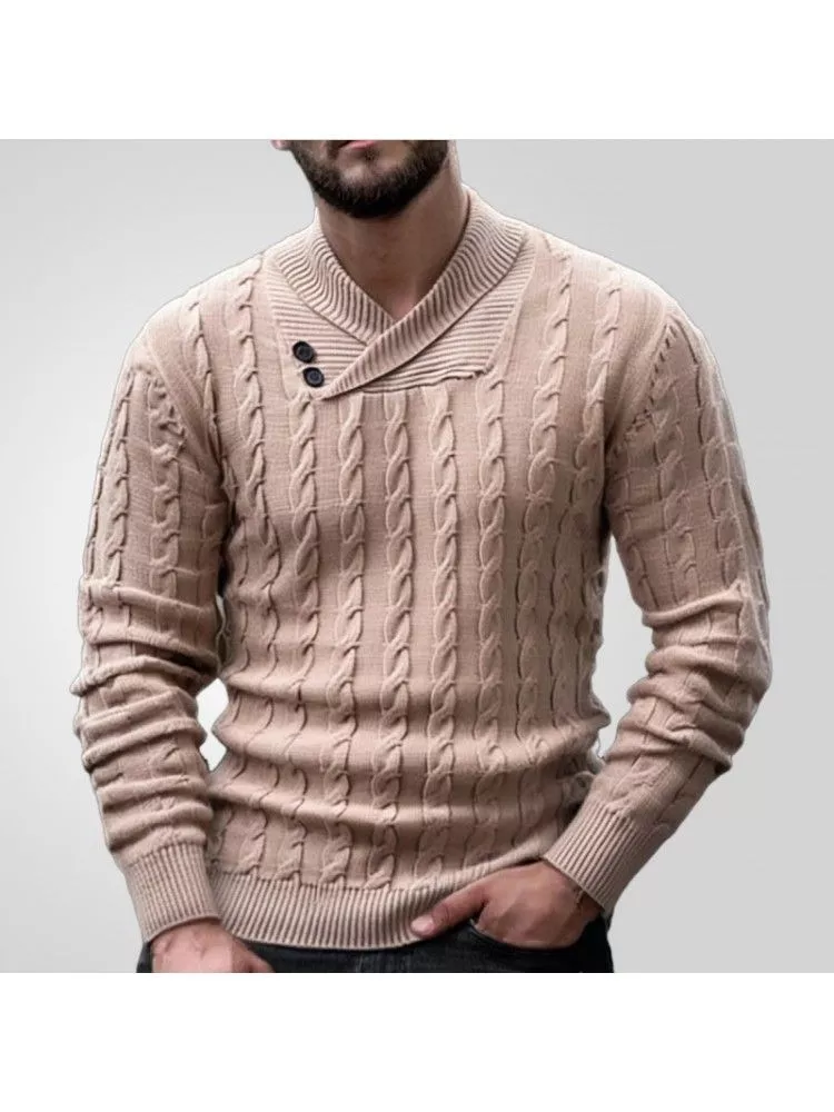 Cardigan Uomo In Viscosa – Scollo A V – Colori: Blu, Nero, Verde, Cammello – Made In Italy - Foto 5