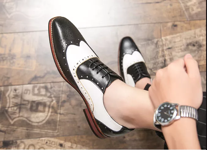 Oxford in Pelle Nera Online | Andrea Nobile