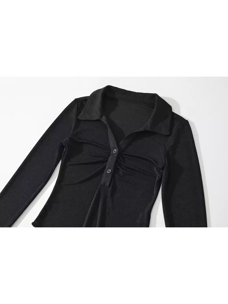 TOFOTL Camicia Body Donna: Elegante, Comoda E Perfetta Per Ogni Giorno - Taglio Curvy E Tessuto Misto Lino-cotone