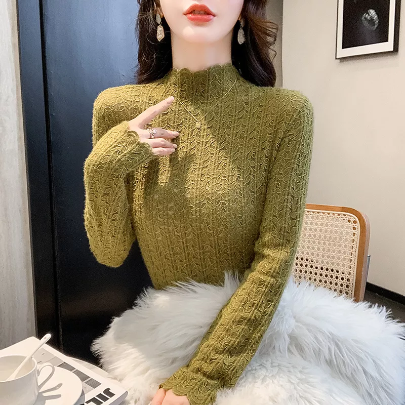 Maglia Collo Alto Cashmere Jadea Jadea Maglie Cashmere Collo Alto