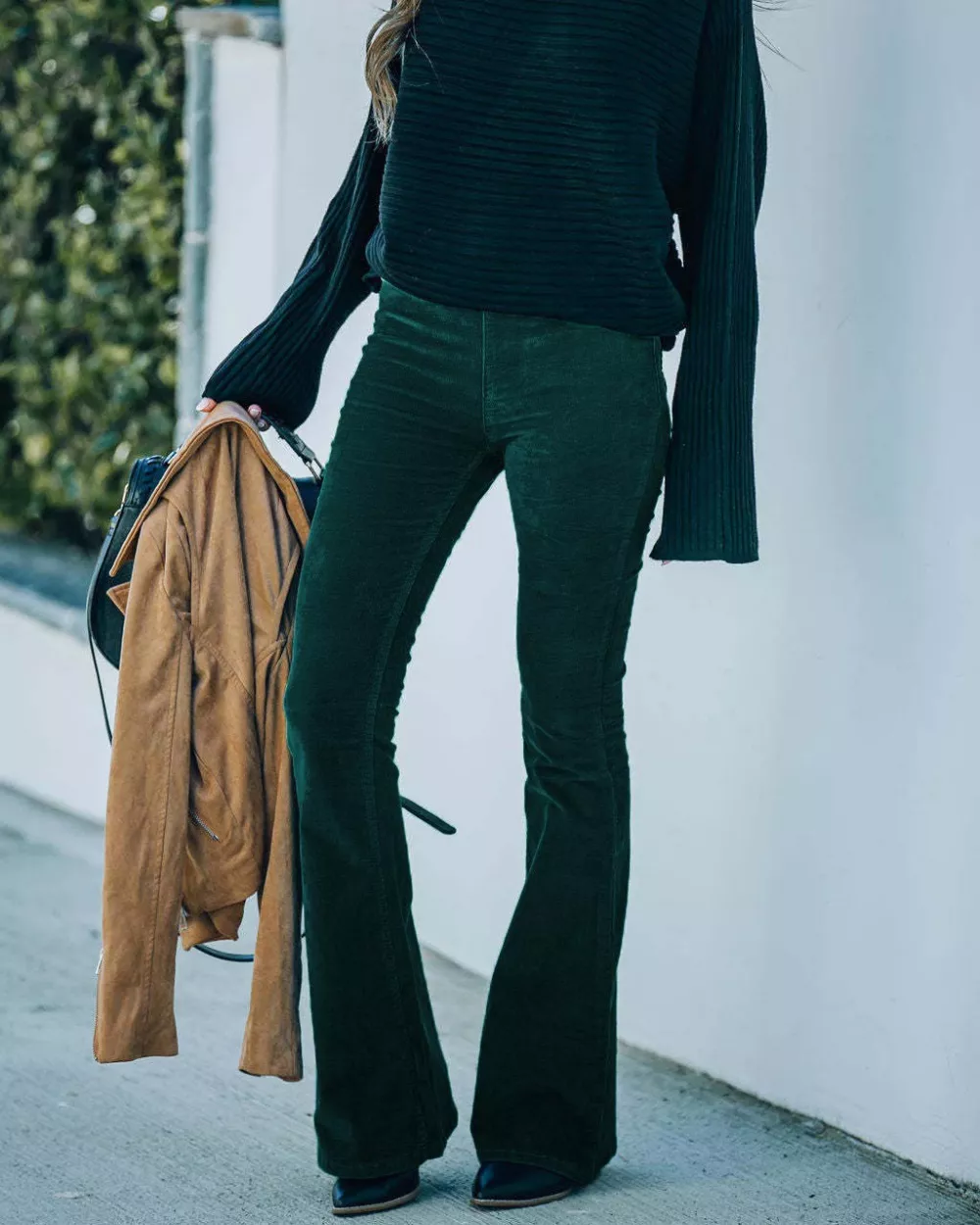 Pantaloni Velluto Verde Donna Come Abbinare Pantaloni Verdi
