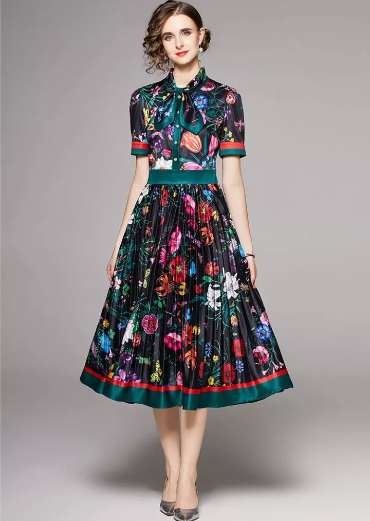 Abito Elegante Al Ginocchio Con Pizzo Goddiva - Foto 9