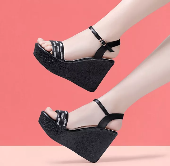 Sandali zeppa deals senza plateau