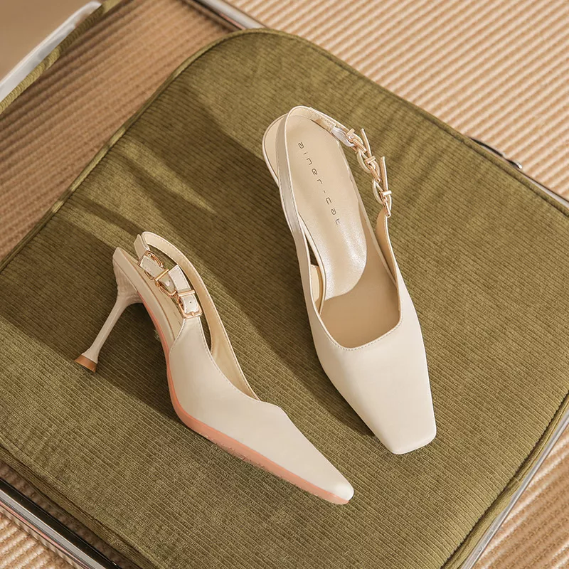Decolleté Classiche Donna Ital-design 0611 - Punte In Pelle Sintetica Bianca, Tacco 7cm