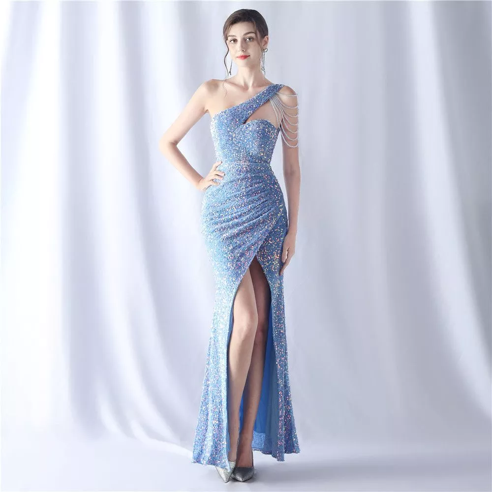 Vestito elegante azzurro sale