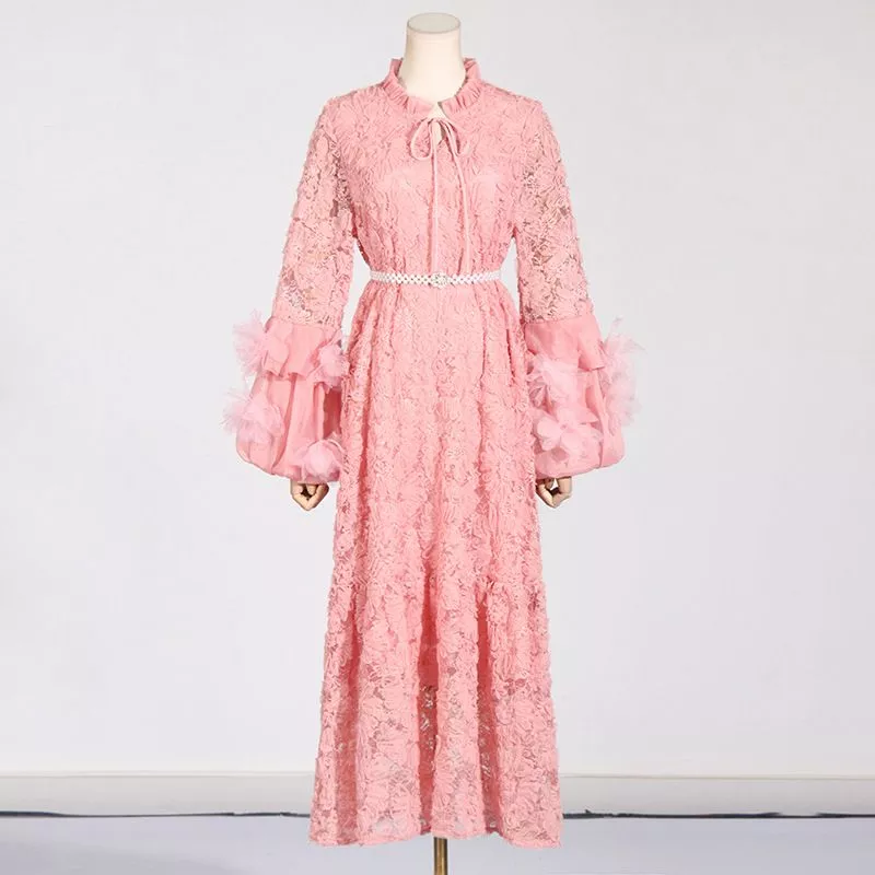 Iconique IC23-028 Melissa Abito Lungo In Pizzo Bianco - Foto 7